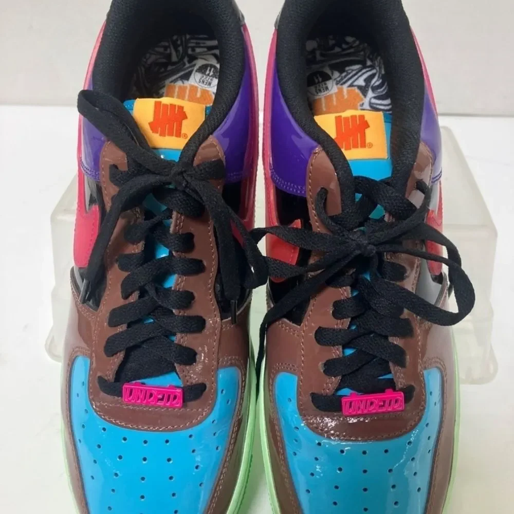 Nike Air Force 1 Low SP Undefeated X Patent Sneakers Limited Edition Men 11